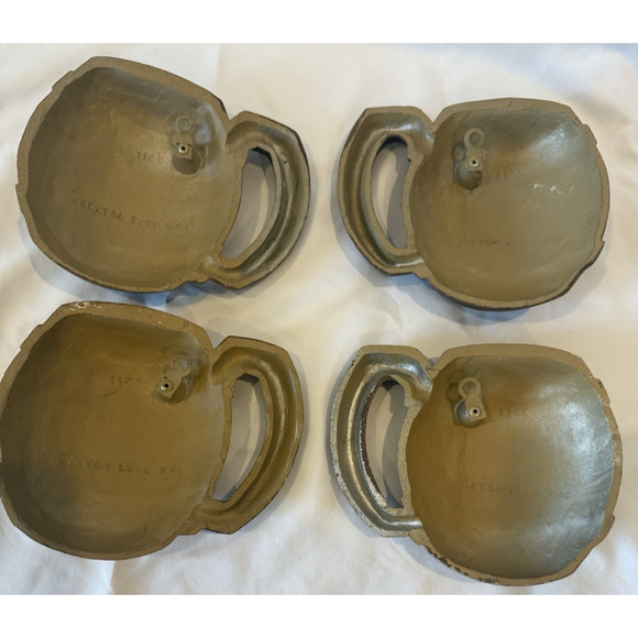 Set 4 Vintage 1968 Sexton Mug Barrel Metal Craft Anchor Wall Art Decor USA Retro - Picture 6 of 10